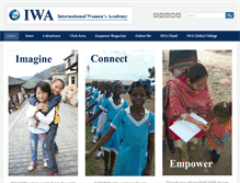Tablet Screenshot of iwa-education.com